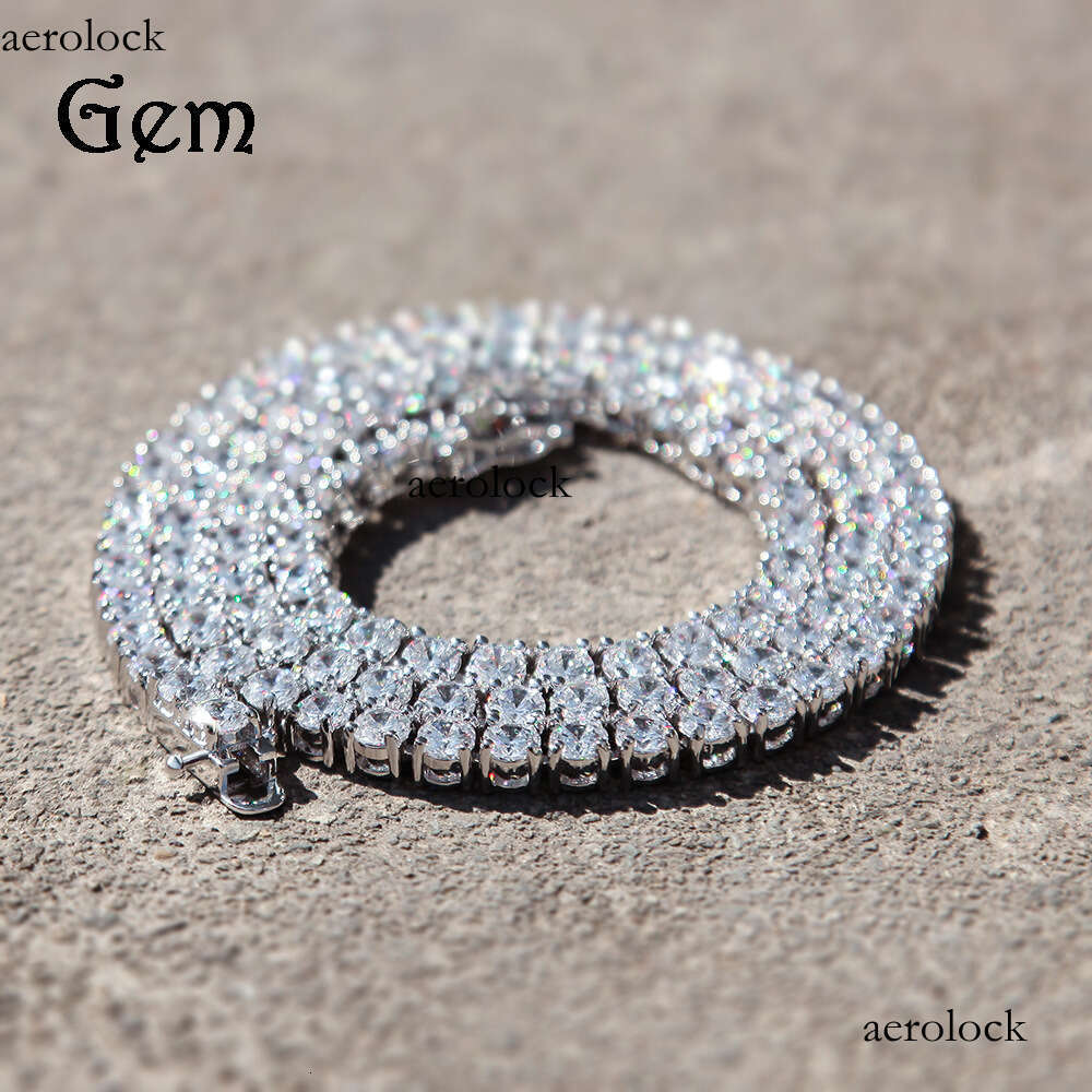 Personalized Moissanite chain Tennis Chain for Men Hip-Hop Versatile High-End Jewelry Necklace TennisChain