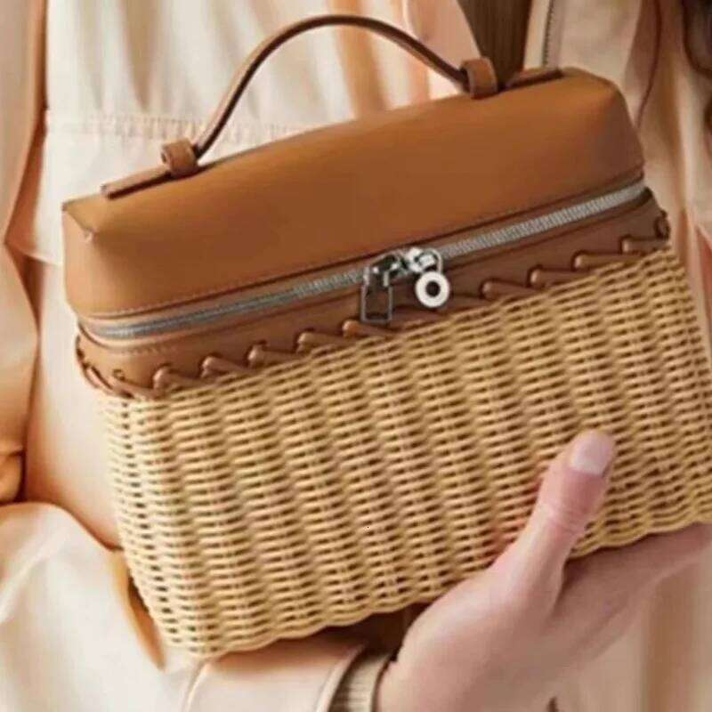 2025 Montage Women Handbags Eco-Friendly Summer Vintage Rattan Handmade Kintted Woven Crossbody Bag Flap Purses