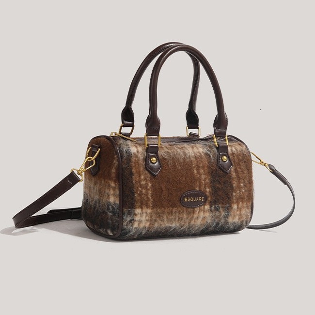 Woolen Pillow 2025 Autumn Winter New Fashion Crossbody Bag Handbag ddmymoon