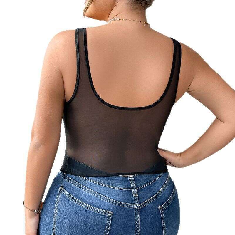 Plus Size Women Sexy Fishbone Bra for Big Bust Camisole