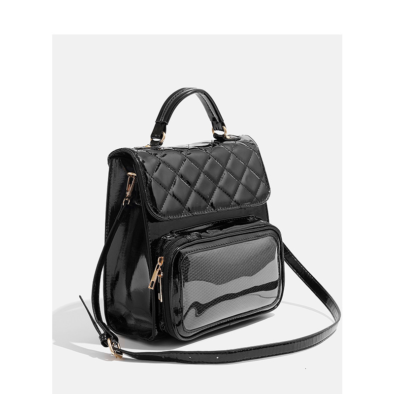 Quilted Small Capacity Pain Backpack for Women Commuting to Class Single Shoulder Bag ddmymoon