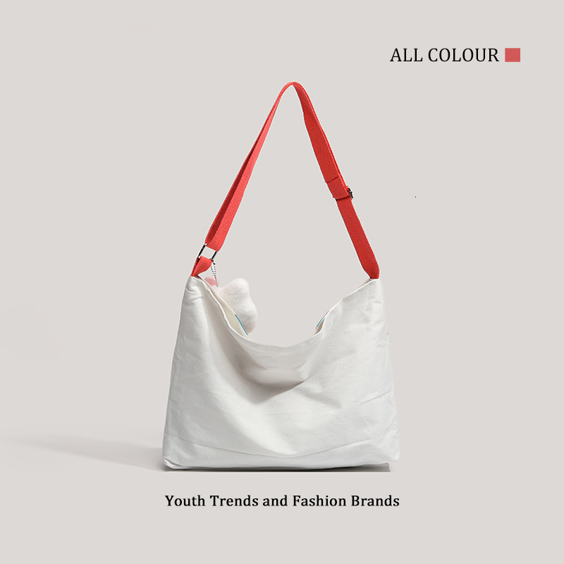 Cute Cartoon Canvas 2025 New Fashion Student Shoulder Tote Bag ddmymoon