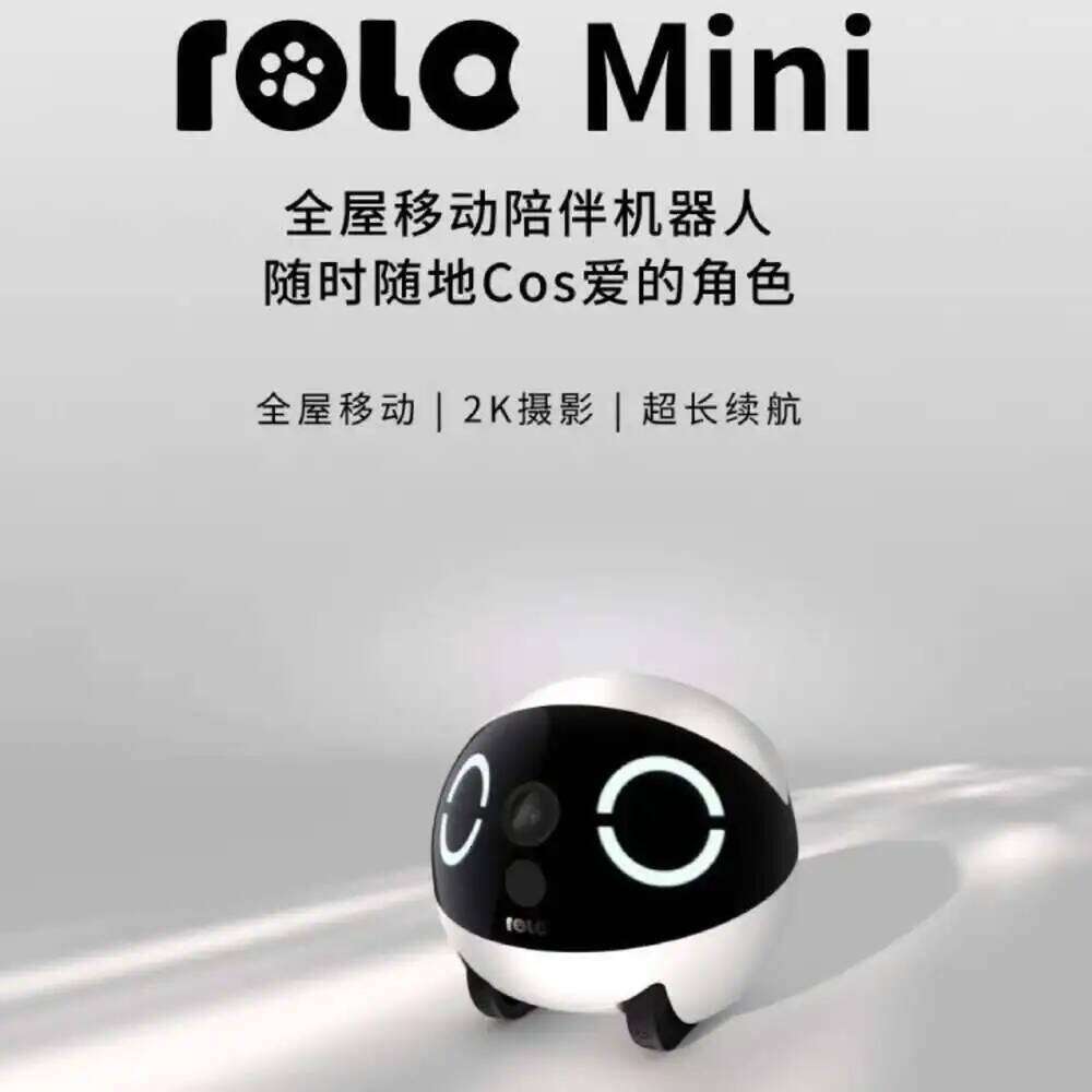 New EBO Pet Teasing Robot ROLA Mini Intelligent Whole House Mobile Camera Home Companion Wireless Monitoring