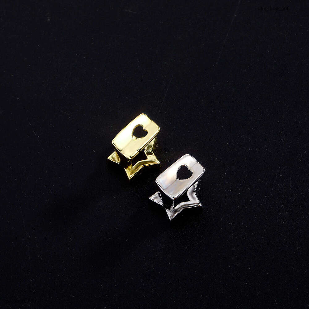 New Hollow Single Tooth Cap Jewelry Shiny Five-Pointed Star Full Dia 3D Cosplay Accessories