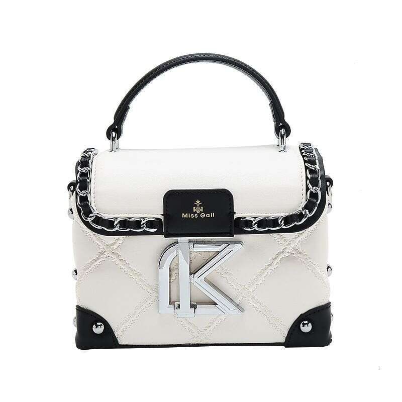 Womens Bags One piece fashion niche contrast color box bag