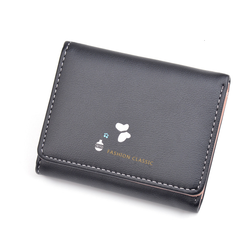 2025 New Women's Wallet Short Style Money Female Designer Bag Students Fashionable Luxury Bag Japanese And Korean Large Capacity Foldable Soft Le
