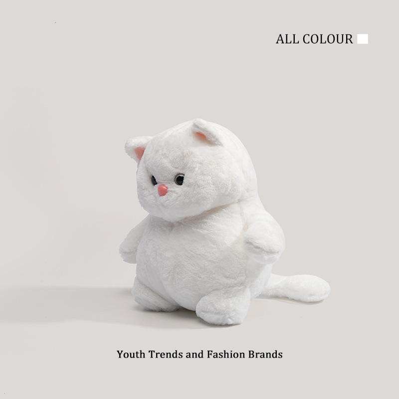 Store Cute Plush Doll Toy White Cat Stuffed Animal Sleeping Pillow Birthday Gift ddmymoon