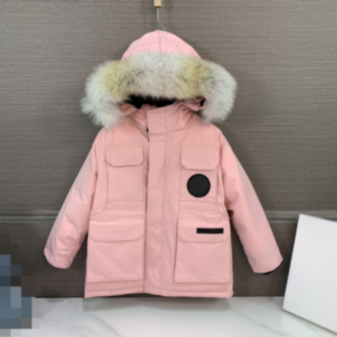 New Hoodies Kid Jacket Baby Designer Clothes Hooded Kids Coat Girl Boy Winter Jackets Child Clothe School 100% Goose Down Filling