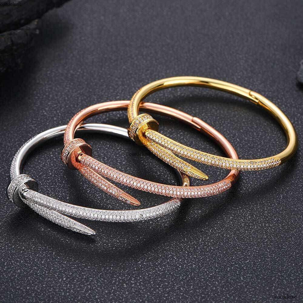 Hip-Hop Full Dia Stud Jewelry Micro-Inlaid Zircon Trendy Brand Personality Men's Carriage Bracelet