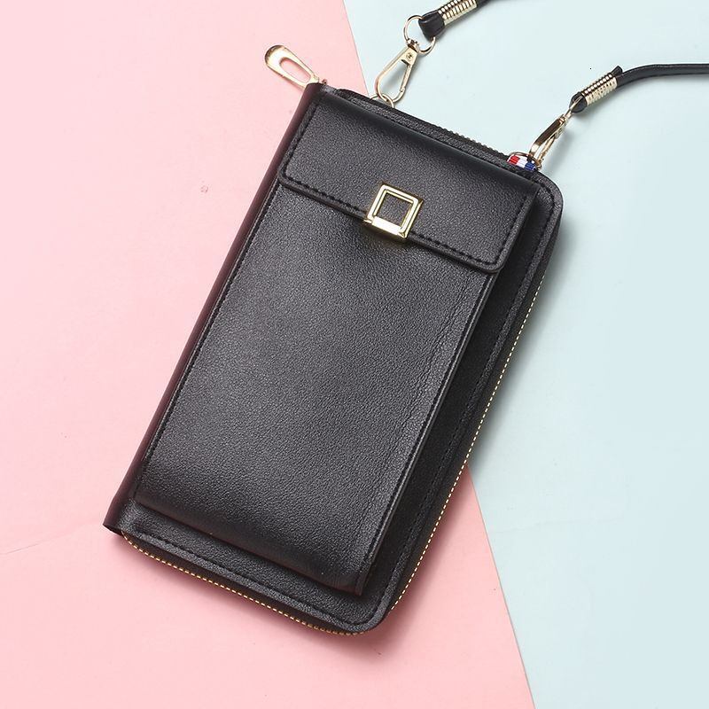 Solid Color Mini Bag Korean Version 2025 New Vertical Phone Bag Women's Luxury Bag Casual Shoulder Crossbody Bag Coin Purse Bag