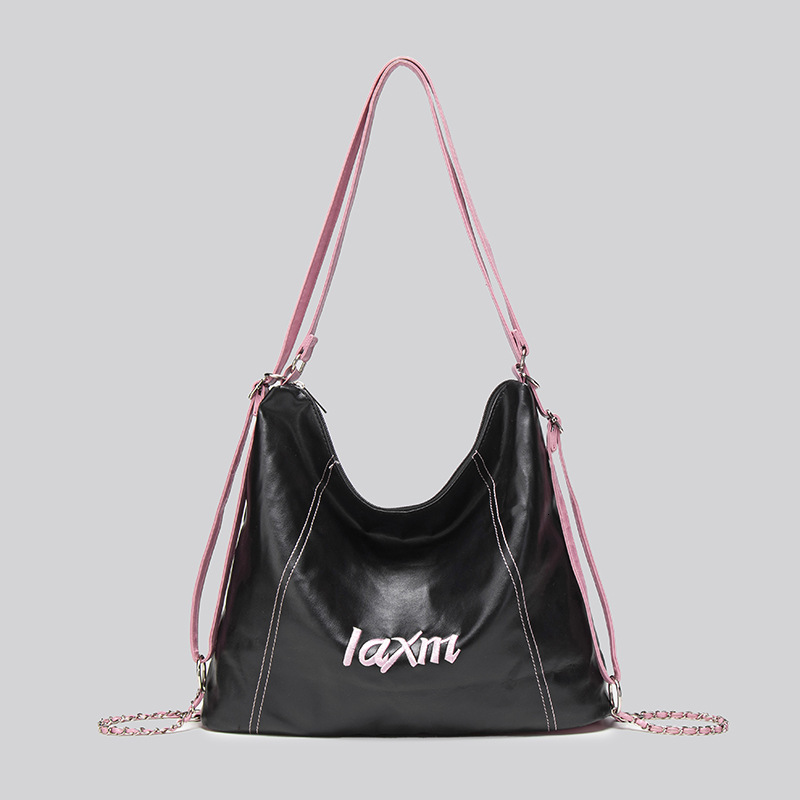 Large Capacity Soft Leather Commuter Backpack for Women 2025 New Trendy High-Quality Texture Niche Dual-Use Shoulder Crossbody Bag ddmymoon