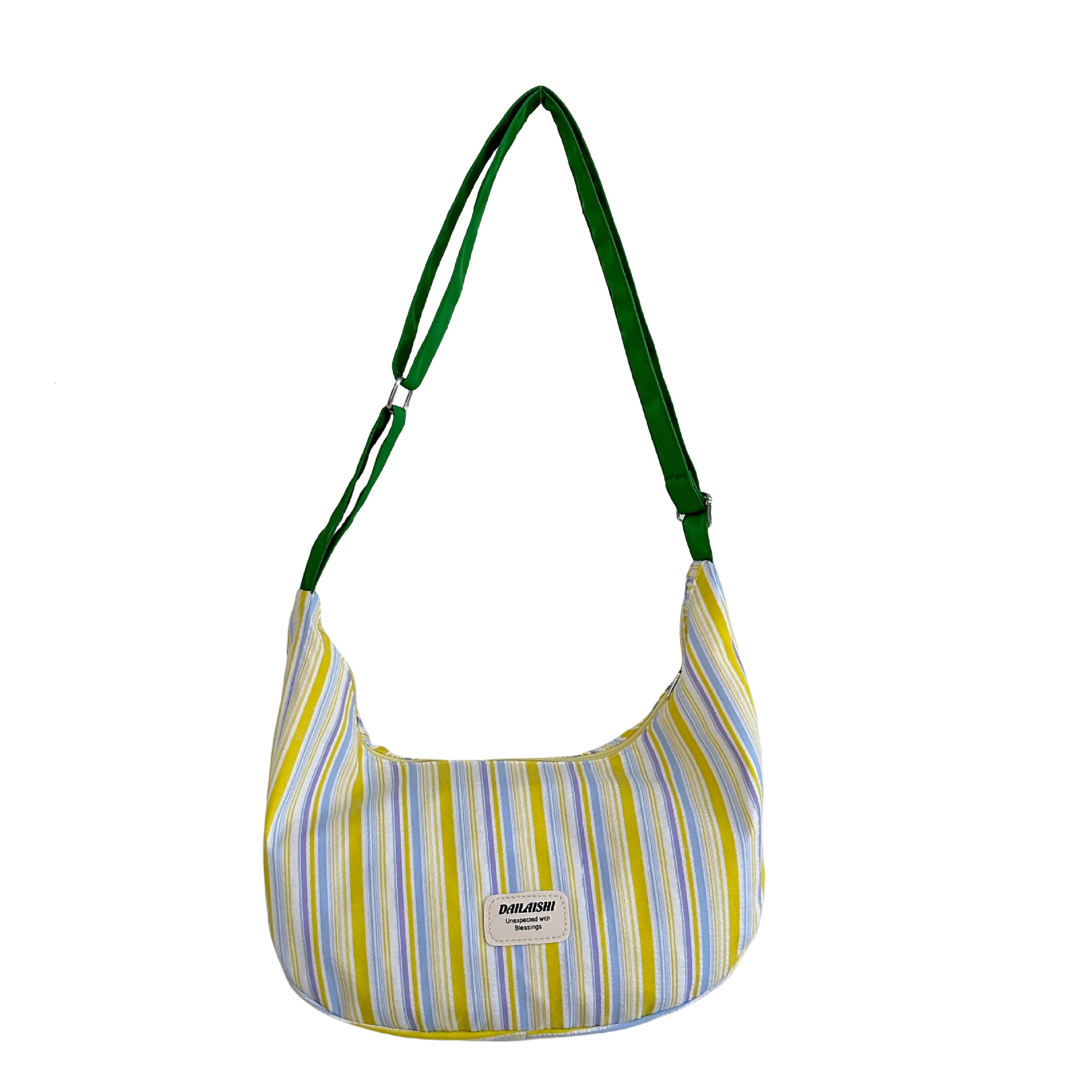 New Women's Canvas Trendy Designer Bag 2025 Fashion Popular Shoulder Bag Large Capacity Tutoring Commuting Crossbody Luxury Bag Dumpling Bag