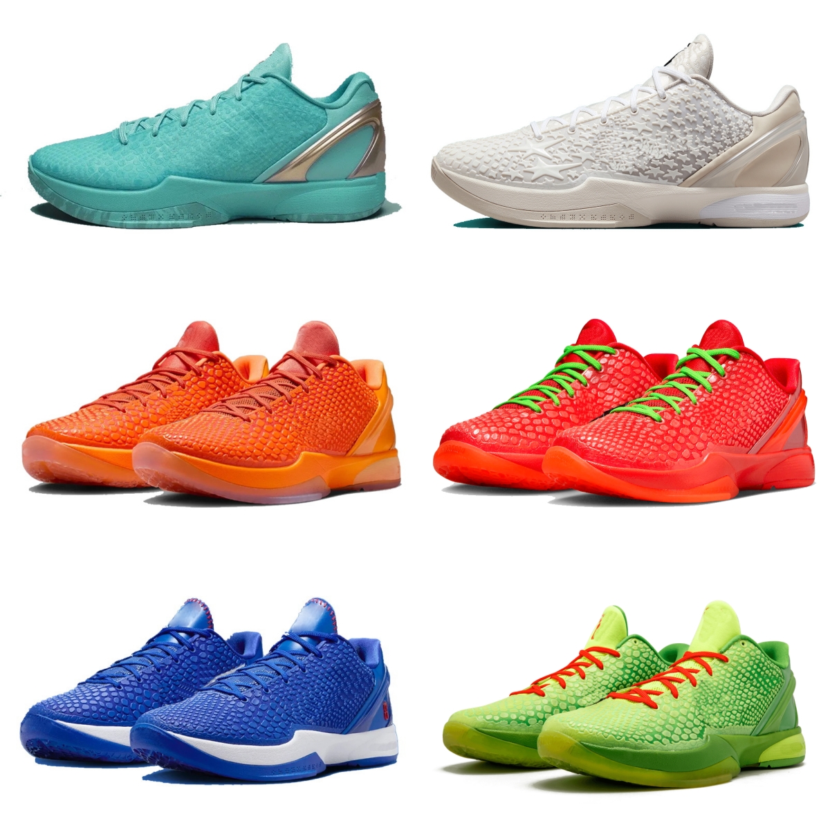 Total Orange Mamba 6 Statue of Liberty basketball shoes for sale Dodgers AllStar2.0 men women sneakers trainers Outdoor Shoes TOP quality US7-US12