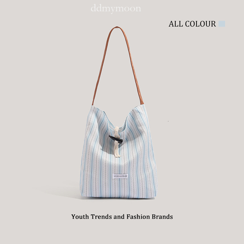 Large Capacity Canvas 2025 New Fashion Casual Underarm Commuter Shoulder Tote Bag ddmymoon
