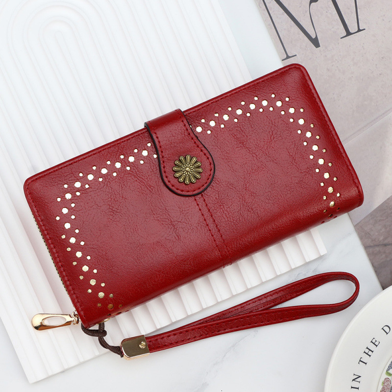 Factory Direct Supply Business Long Wallet Women Fashion Clutch Large Capacity Wallet PU Luxury Bag Women Wallet Clutch