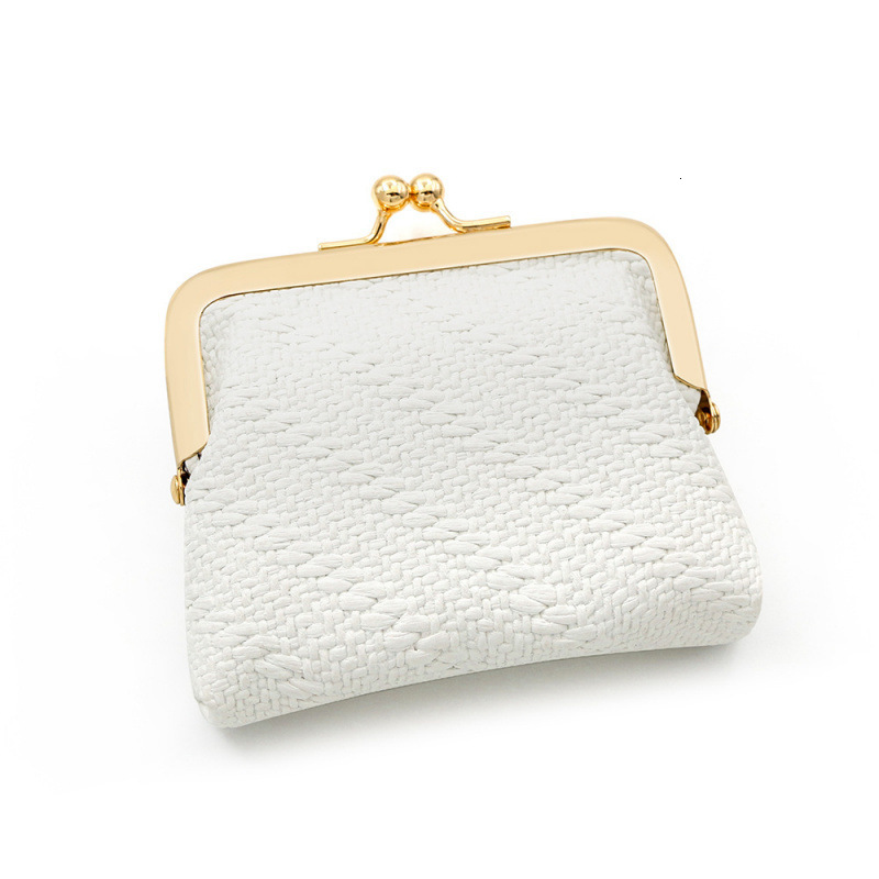 New Portable Simple Mini Coin Purse Clip Bag Clutch Key Bag Earphone Bag Card Luxury Bag Holder Lipstick Bag