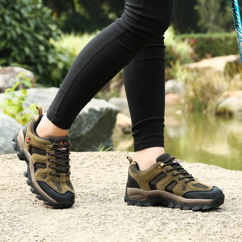 Men Women Hiking Shoes Outdoor Summer Mesh Breathable Walking Jogging Trekking Boots Mountain Climbing Sport Sneakers Athletic 250805