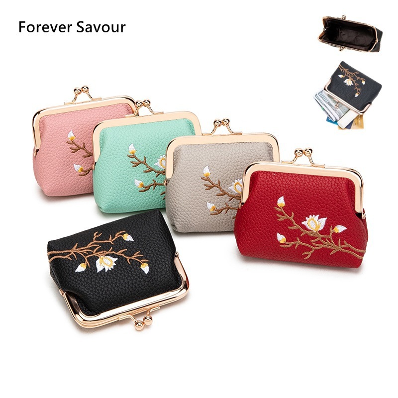 New Portable Mini Wallet Ins Style Women's Clutch Luxury Bag Embroidered Multifunctional Student Wholesale