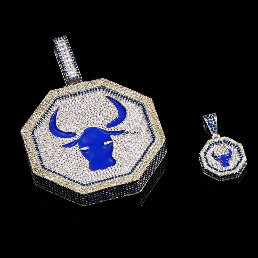 Hip Hop Necklace for Men Jackie Chan Adventure Story Twee Zodiac Extra Large Tiger Dragon Brand Unisex Couple Pendant