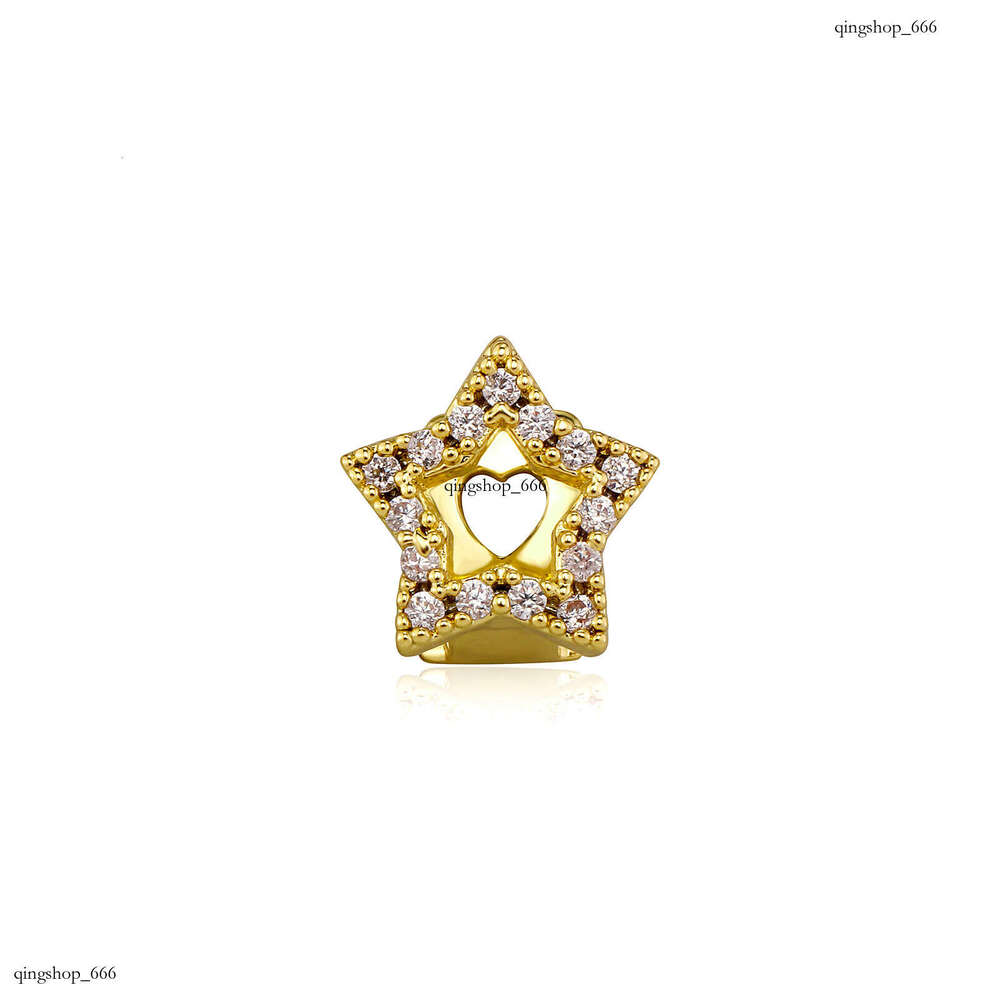 New Hollow Single Tooth Cap Jewelry Shiny Five-Pointed Star Full Dia 3D Cosplay Accessories
