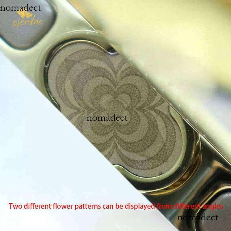 Custom Glod Clover Bangle Gradient Colors Titanium Steel Bracelet non fading high quality classics designer jewelry sier bracelets for Unisex Lovers g