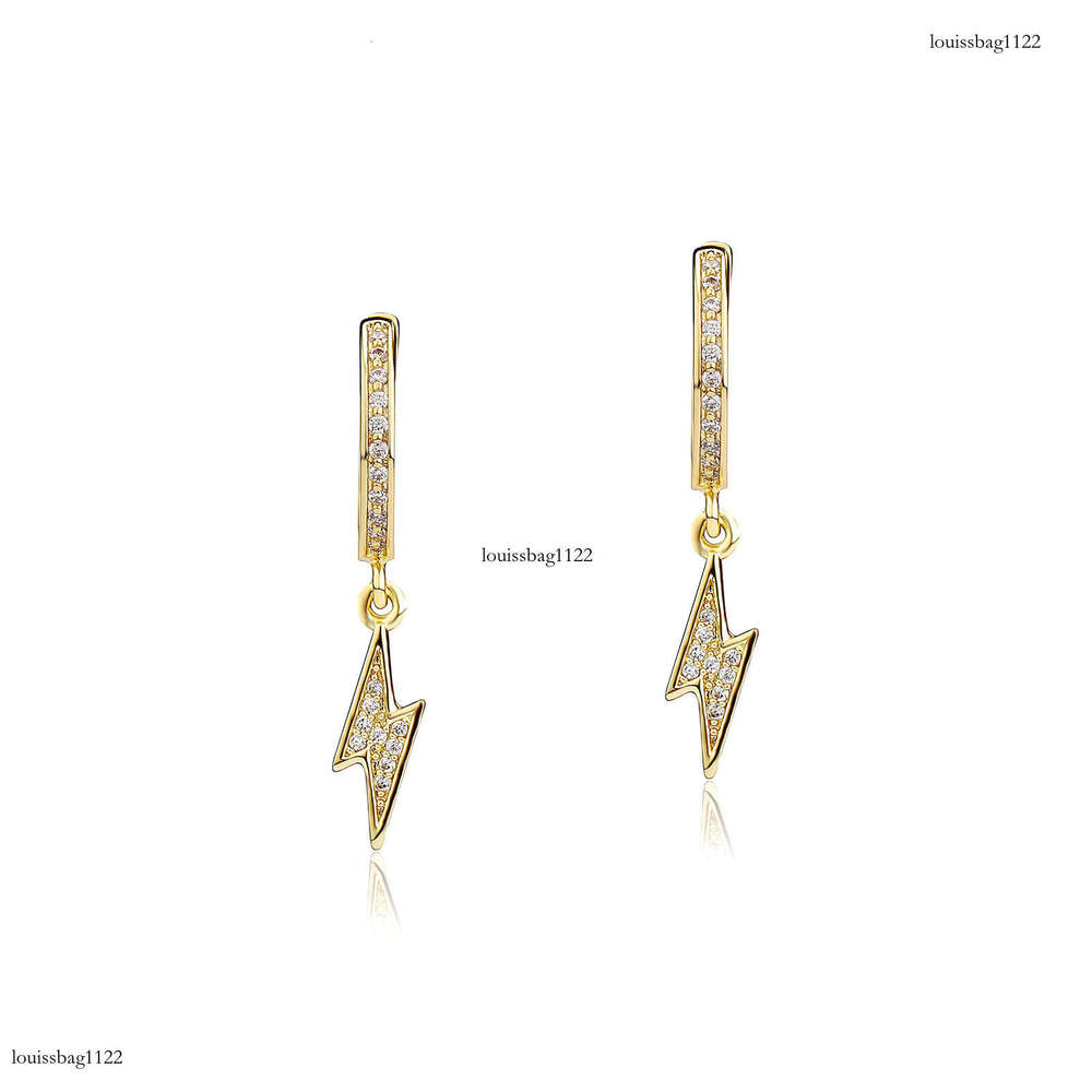 Lighing Men Zircon Versatile High-End for Women Hip-Hop Niche New Earrings