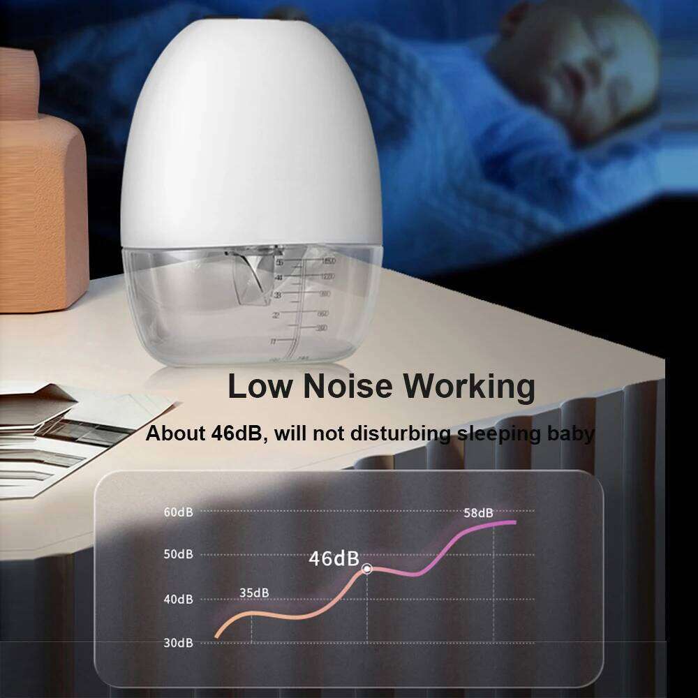 Portable Wearable Hands Free Electric Breast Pump with LED Screen for Breastfeeding 4 Modes 9Suction Level Low Noise