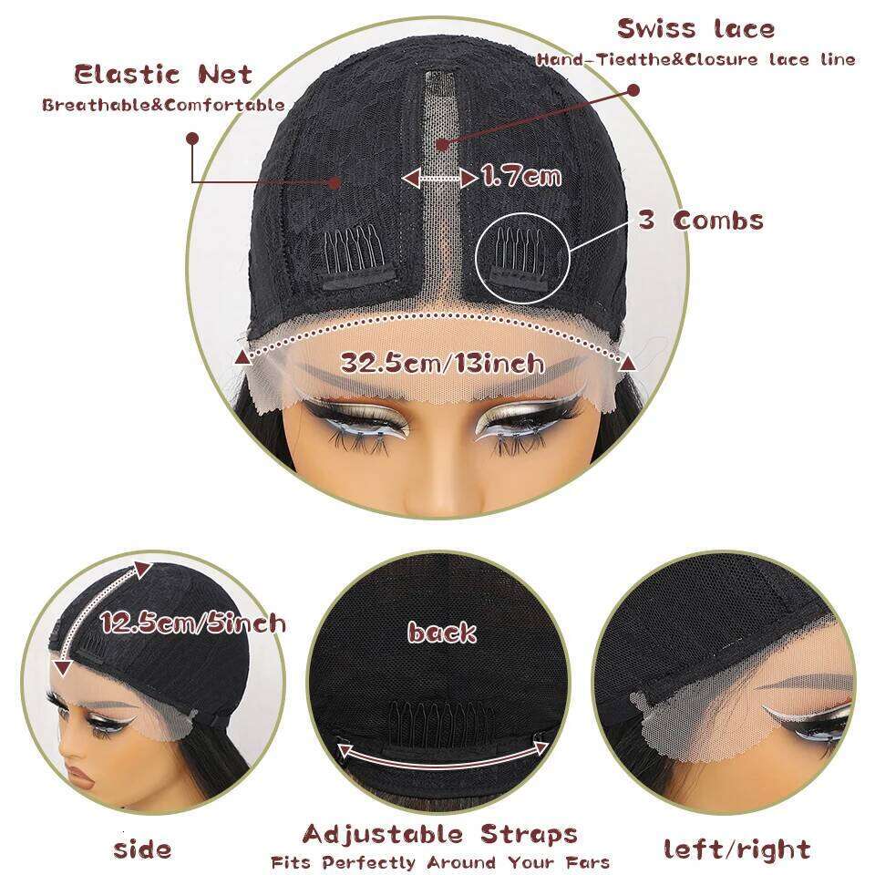 Layered With Bangs Women 18 Inch Red Synthetic Front For Daily Use 13x5 T- Part Lace Wig Ombre Brown Afro Wigs