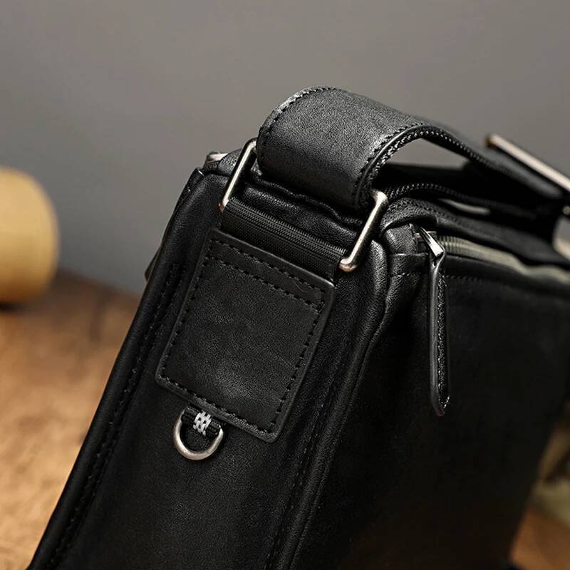 Original Messenger Fashion Men's Shoulder Genuine Leather Casual Boys Crossbody Bags Male Bag