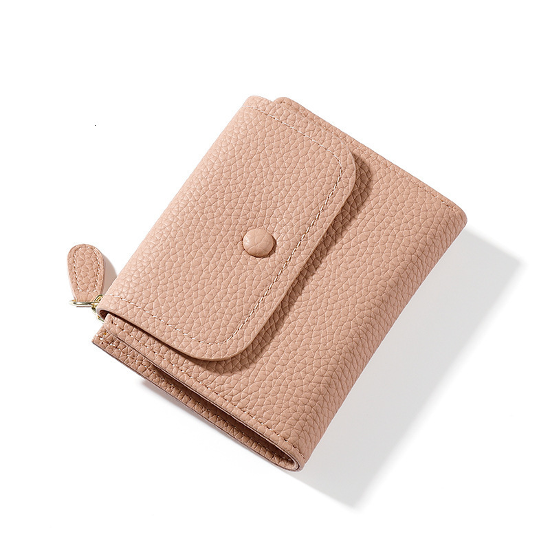 Cross-border New Zipper Coin Purse For Luxury Bag Women Creative Multi-functional Card Holder Fashion Stone Pattern Short Wallet For Ladies