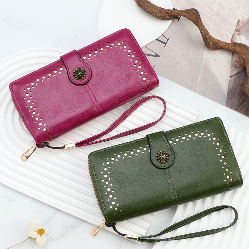 Factory Direct Supply Business Long Wallet Women Fashion Clutch Large Capacity Wallet PU Luxury Bag Women Wallet Clutch
