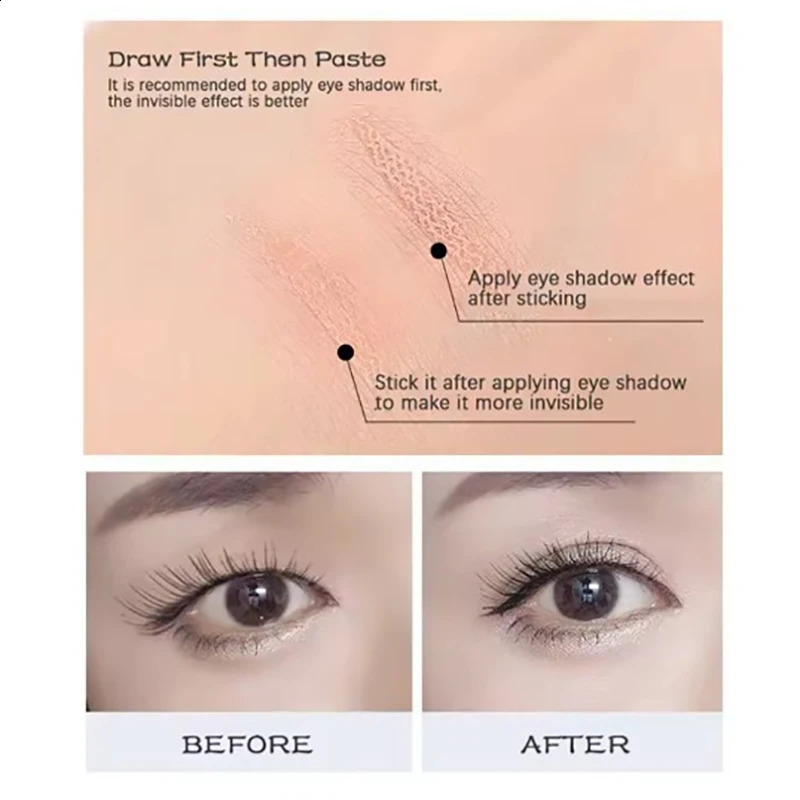 Double Eyelid Tape Makeup Tools Accessories Eyelid Tape Makeup Products Tools Lace Mesh Self-adhesive Invisible Eye Patch 250807