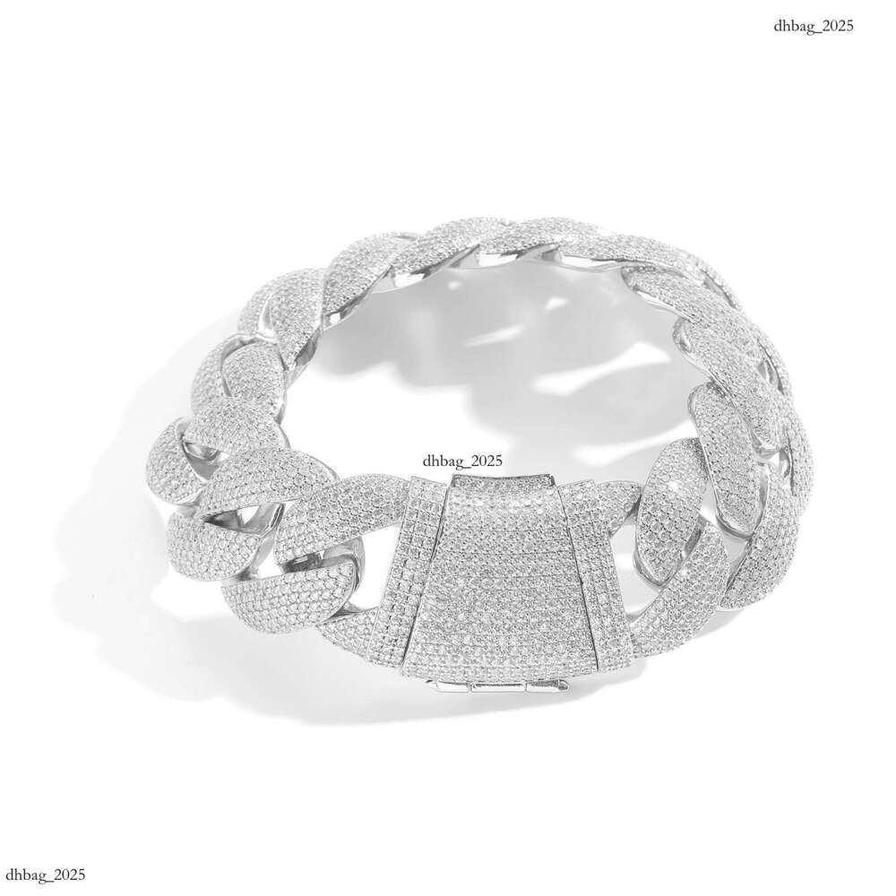 22mm Bubble Cuban Chain Trendy Brand Personality Men's Hip Hop Jewelry Bracelet