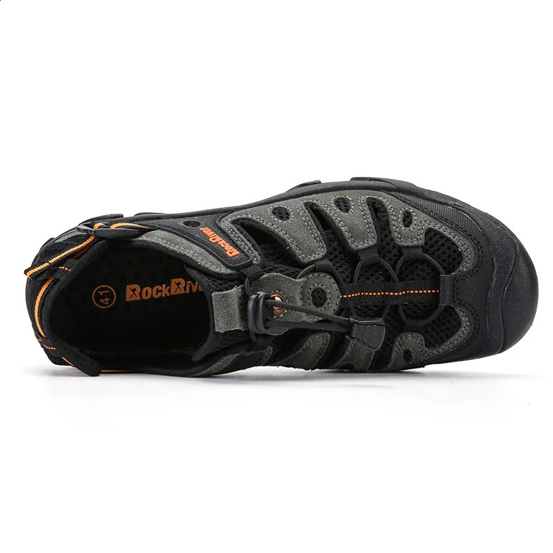 Summer Outdoor Sneakers Breathable Hiking Shoes Genuine Leather Outdoor Hiking Sandals Men Trekking Trail Water Sandals Big Size 250805