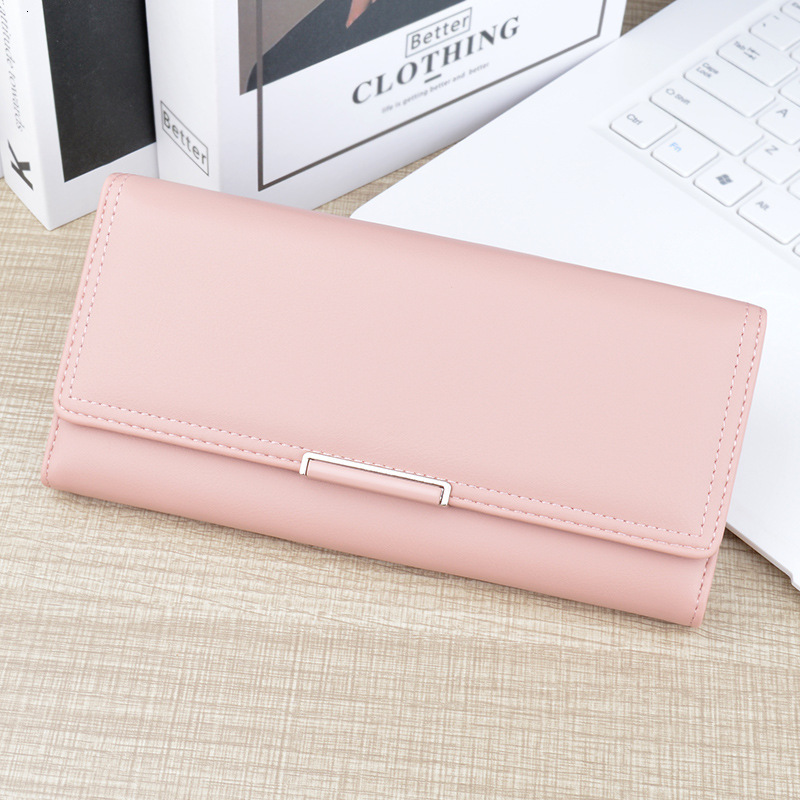 New Women's Wallet Long Luxury Bag Multi-card Slot Soft Leather Fashion Simple 70% Off Stack Large Designer Bag Capacity Clutch Card Holder