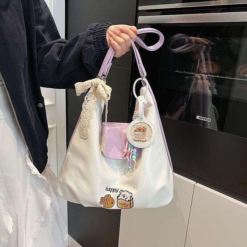 Light High Value Women's 2025 Spring Summer New Tide Shoulder Lazy Wind Liner Hundred Bag