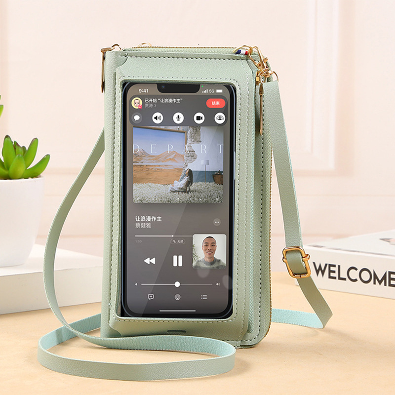 2025 New Touchscreen Phone Bag Luxury Bag For Women, Multi-card Slots, Small Crossbody Bag, Coin Purse, Portable Mini Versatile Crossbody Bag, Trendy