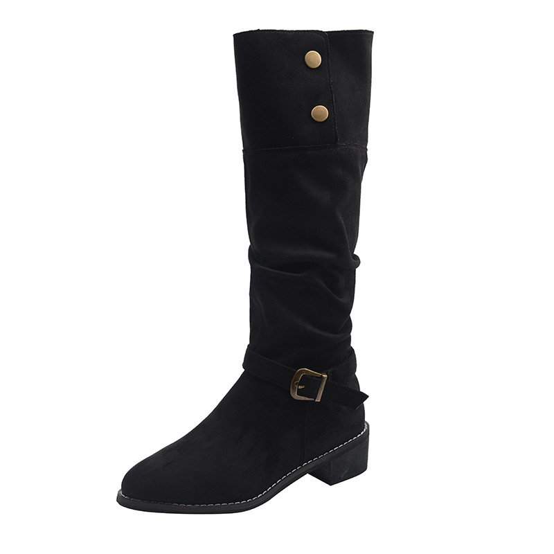 hot Free delivery designer woman boots Comfortable Martin boots middle boots wear resistant and anti slip daily boots