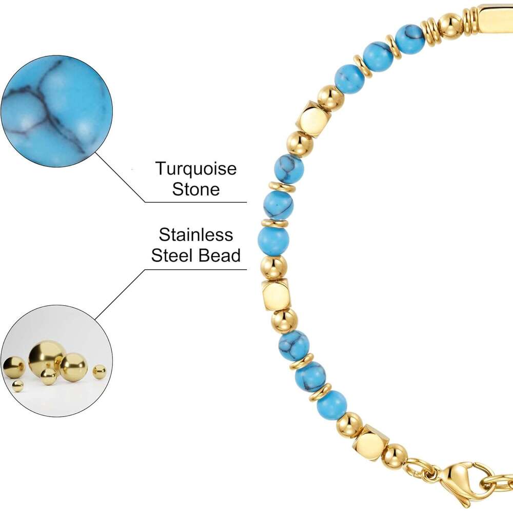 Beaded Bracelets Women - Sier and Gold Boho Bracelets, Trendy Jewelry Gifts for Lover, Mom, Friends