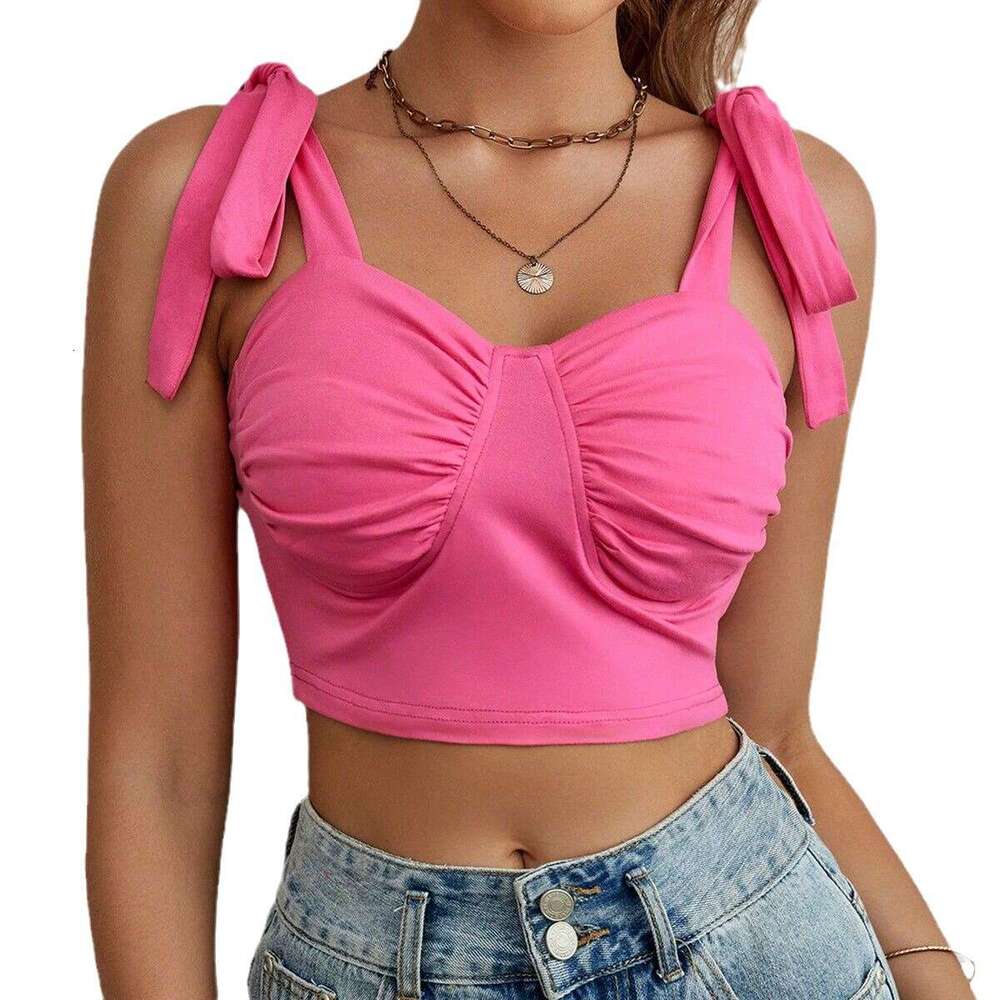 Women's Solid Color Tight-Fitting Base Camisole