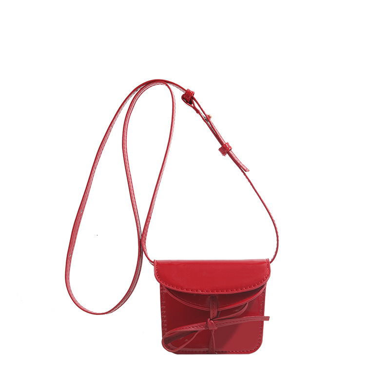 Red Niche Small Square 2025 New Bowknot High-end Stylish Crossbody Shoulder Bag ddmymoon