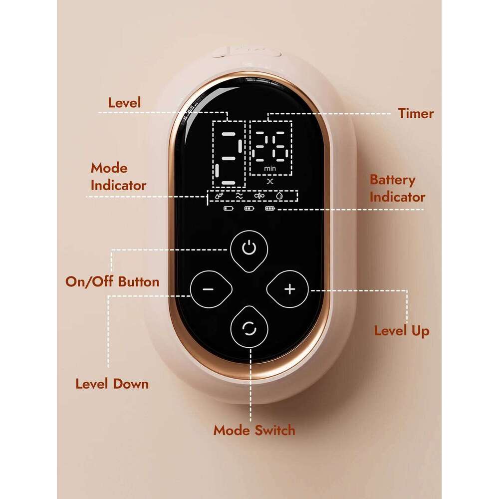 NCVI 2025 Double Electric Breast Ultra-Light Wearable Breastfeeding Pump , 4 Modes 9 Levels, 19/21mm for Small Nipples