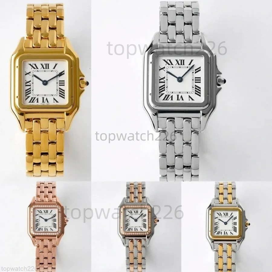 Women watch for ladies Designer Watch Square panthere fashion quartz movement watches square tank Women gold silver watches Montre de Luxe business C318 wi