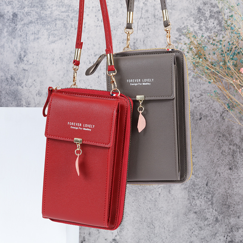 2025 New Wholesale Large Capacity Multifunctional Fashion Simple Leaf Luxury Bag Single Shoulder Small Bag Crossbody Phone Bag For Women