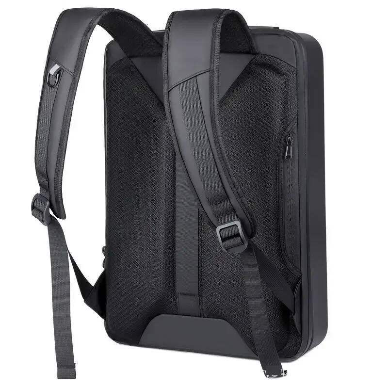 Fashion Multi-functional Large Capacity Water- Abs Laptop Usb E-sports Men's Backpack Hard Shell Bag high-quality