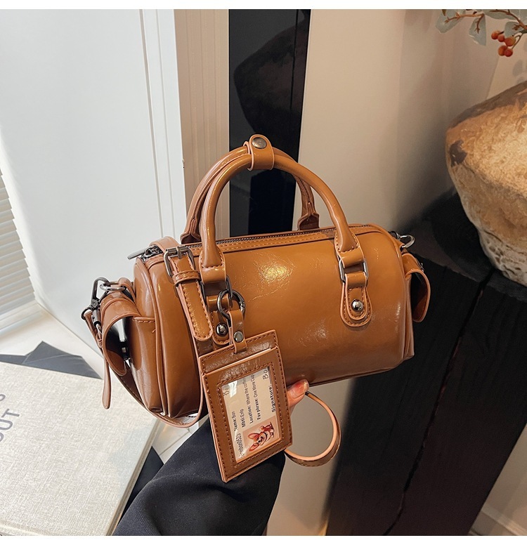 Cross-border Wholesale Fashion Handheld Small Bag 2025 Simple Luxury Bag Niche Versatile Women's Shoulder Designer Bag Bag Crossbody Boston Bag