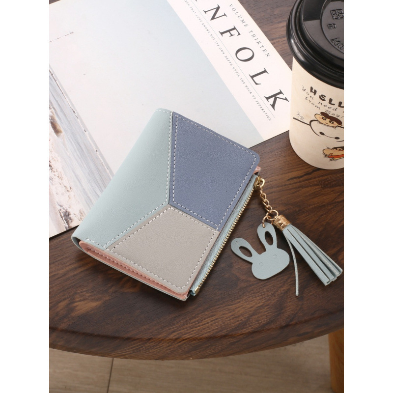 Women's European And American Luxury Bag Style Small Wallet Short Zipper 80% Off Embossed Women's Wallet Korean Version For Cross-border Ama