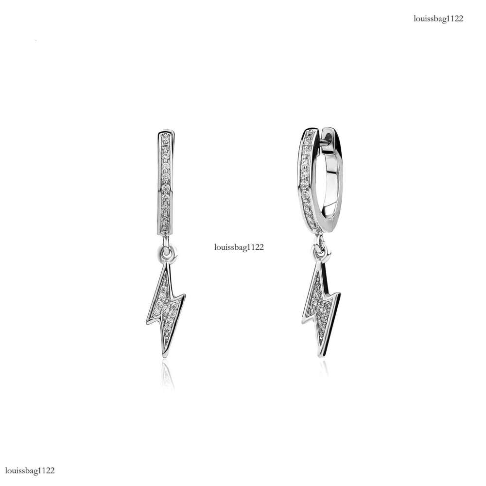Lighing Men Zircon Versatile High-End for Women Hip-Hop Niche New Earrings