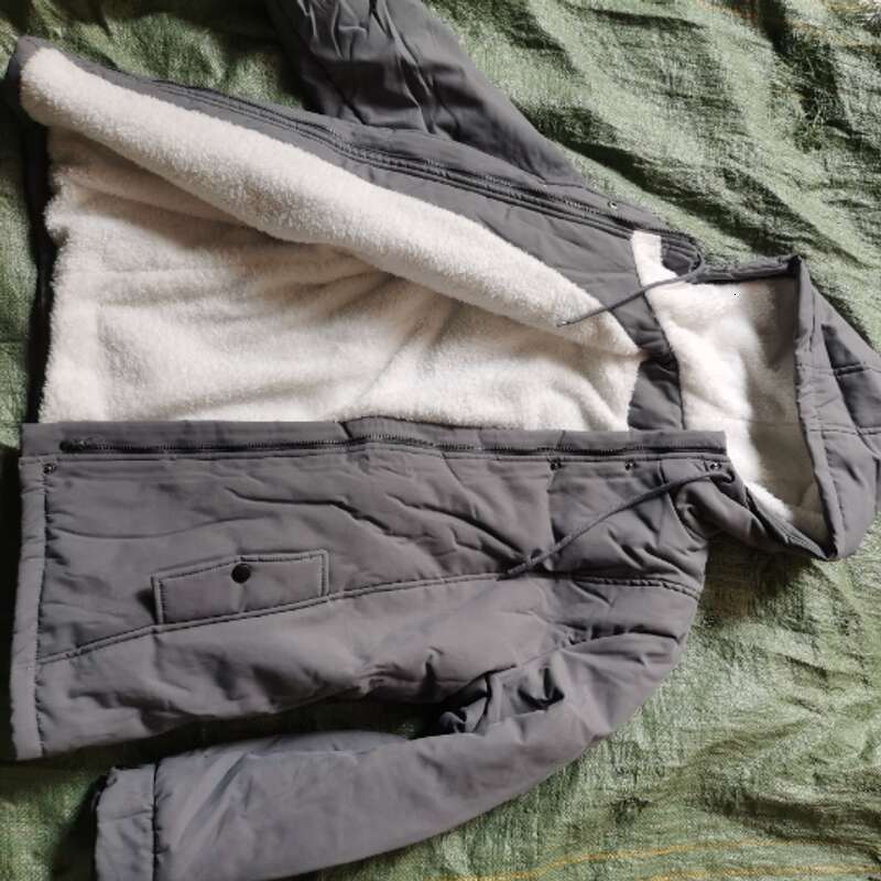 Women's clothing popular lamb plus veet cotton coat for women casual hooded jacket