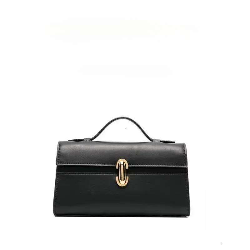 Symmetry Pochette Tote Women Top Handle Bags Genuine Leather Suede Solid Color Simple Handbag Square Bag